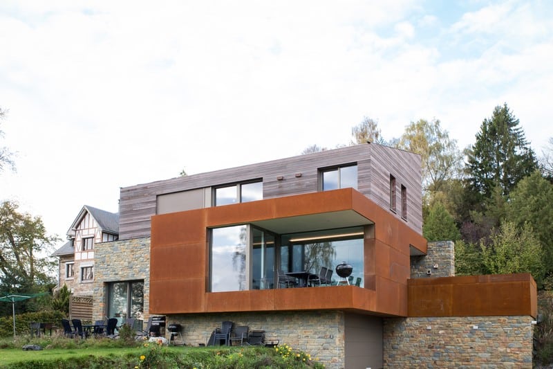 Acier Corten - Bardage pour nouvelle construction