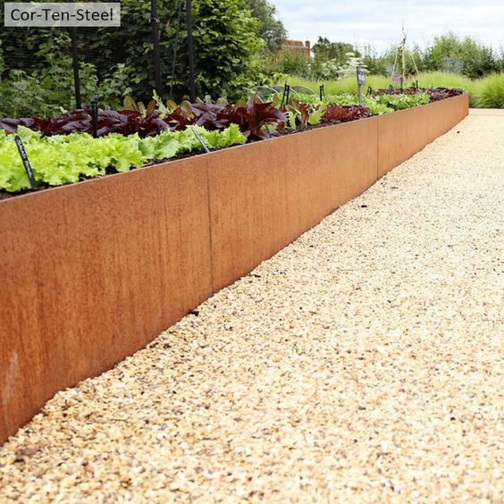 bordure acier corten jardin 17