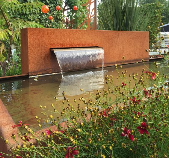 fontaine acier corten 14