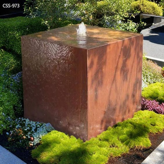 fontaine acier corten 16