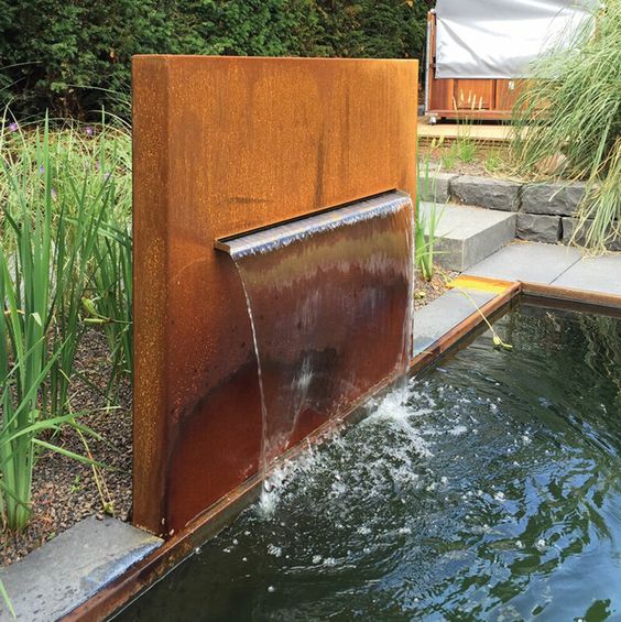 fontaine acier corten 17