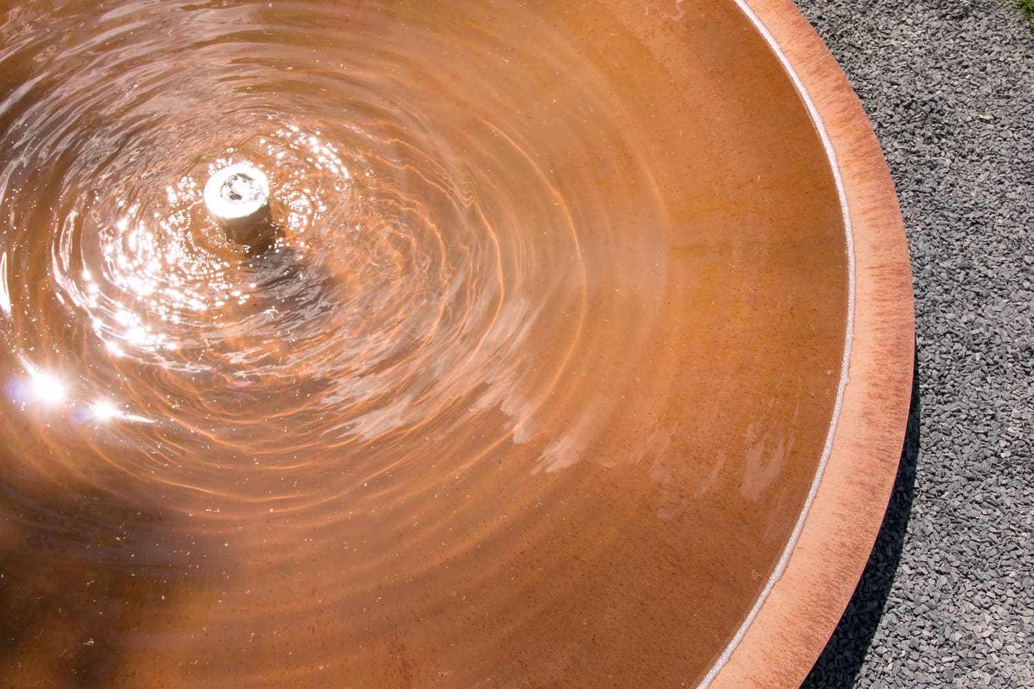 fontaine acier corten 24