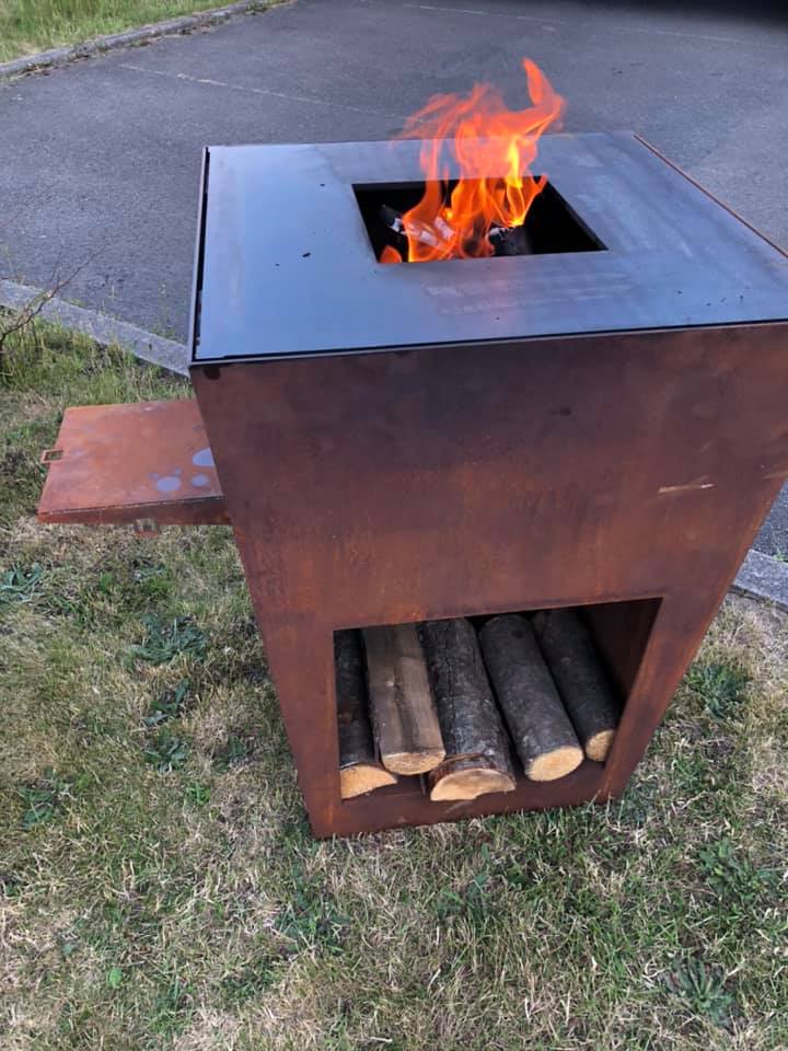 Plancha en acier corten 