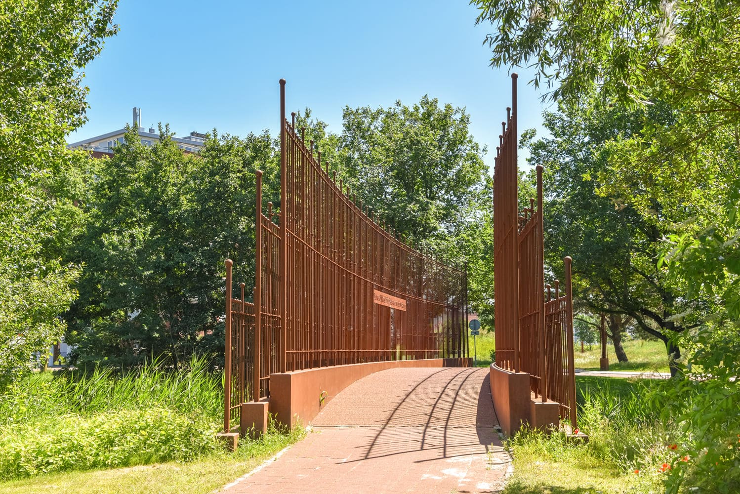 portails et barrières en acier corten