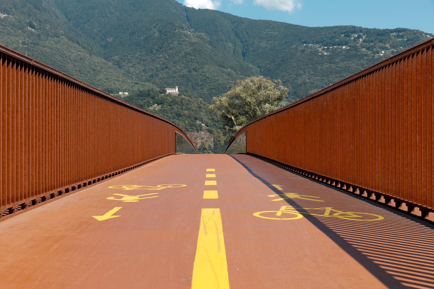 portails et barrières en acier corten