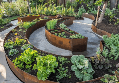 Les Différents Types de Potager en Acier Corten : Guide Complet pour Embellir Votre Jardin