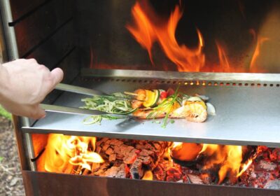 Un barbecue en acier Corten : quand la convivialité se pare de ses plus beaux atours